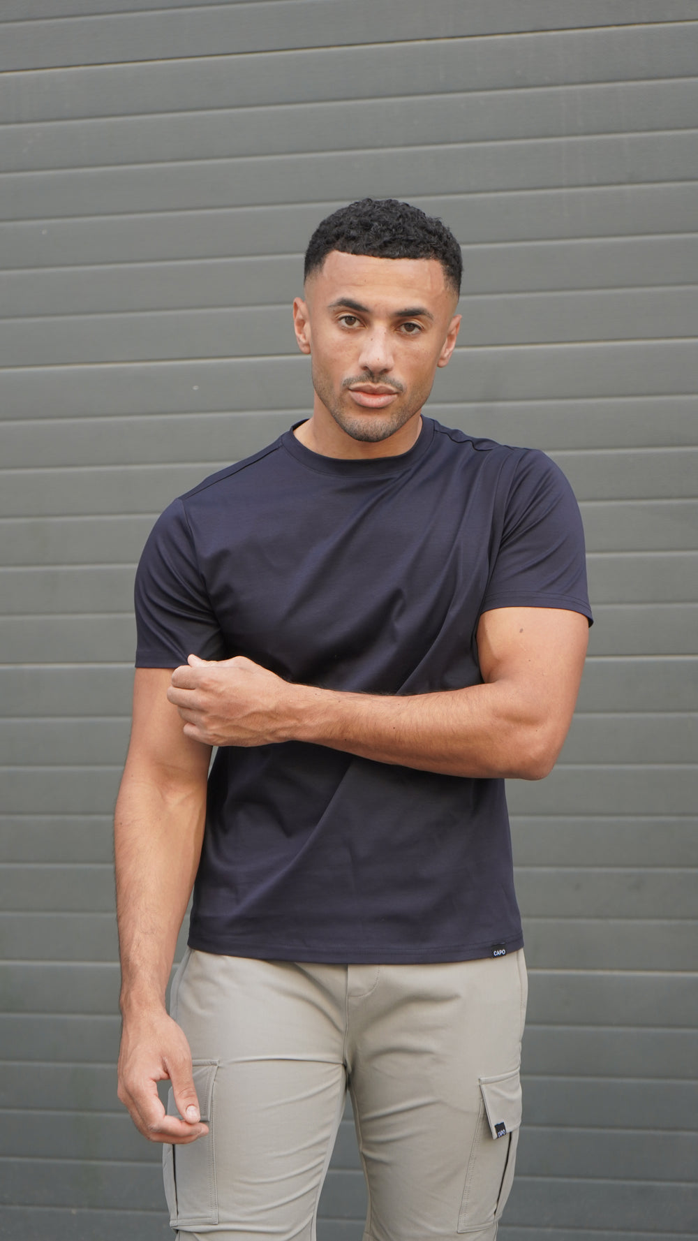 Capo MERCERISED T-Shirt - Navy