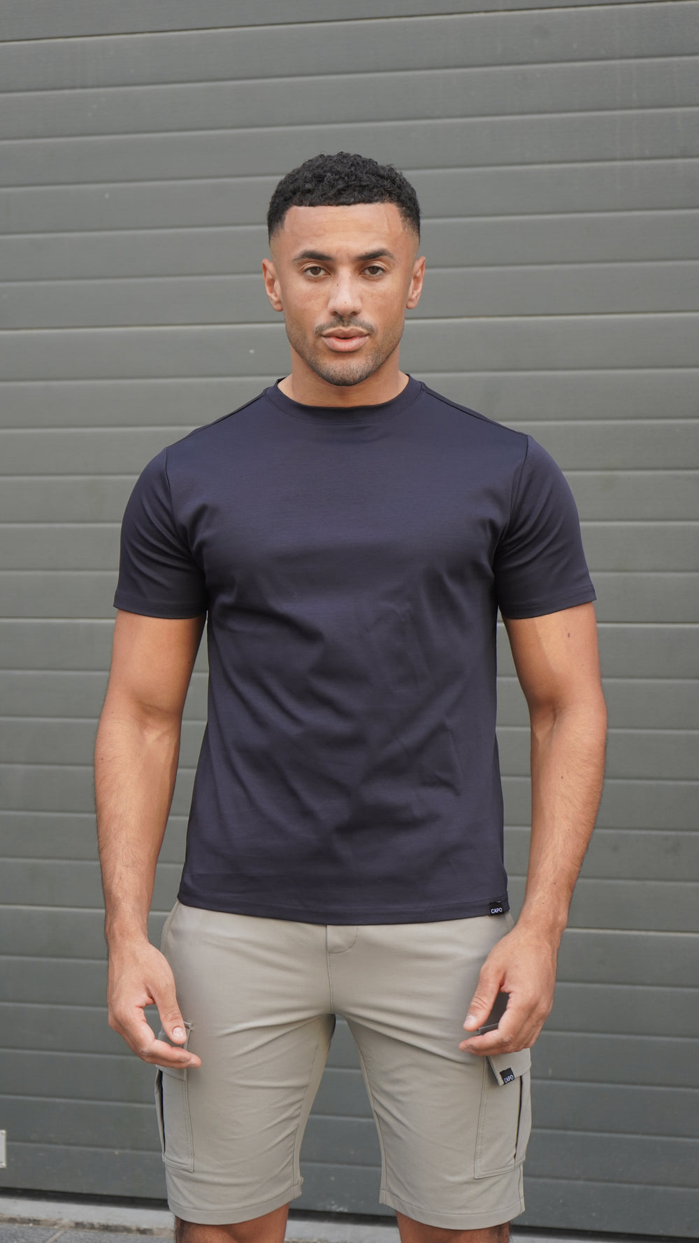Capo MERCERISED T-Shirt - Navy