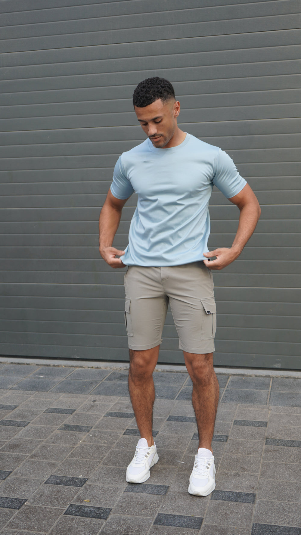 Capo MERCERISED T-Shirt - Pale Blue