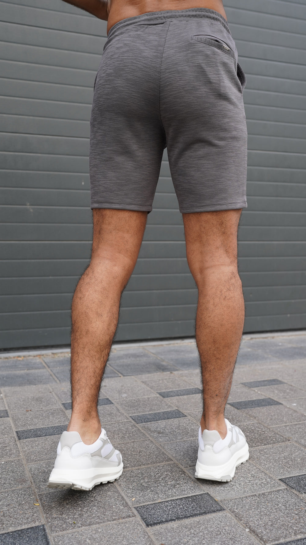 Capo Jersey Slub Shorts - Charcoal
