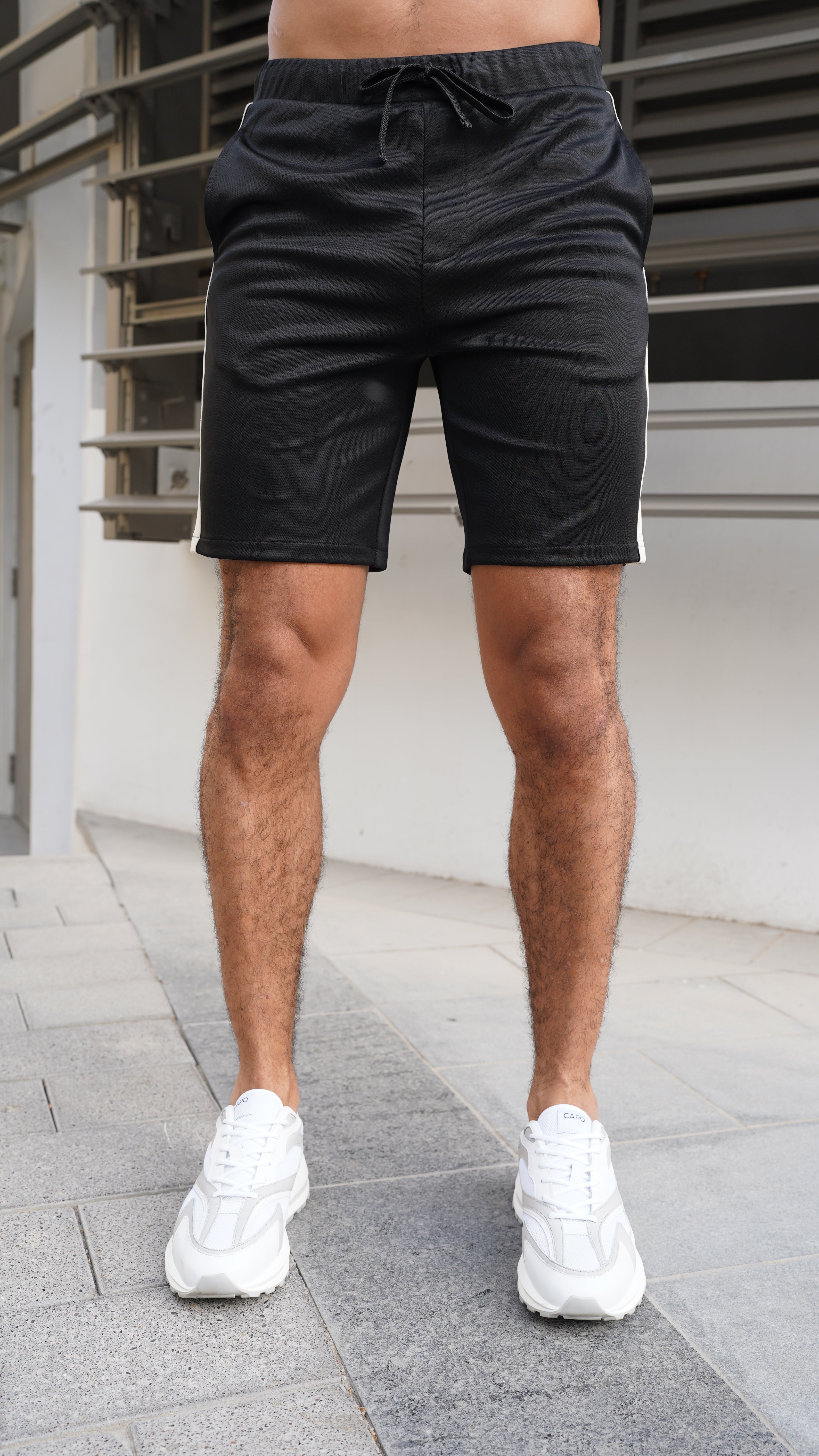 Capo Tape Track Shorts - Black