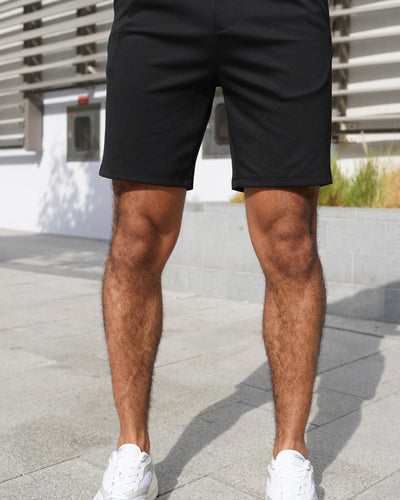 Capo Interlock Shorts - Black