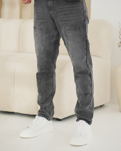 Capo Carpenter Denim Jeans - Washed Black
