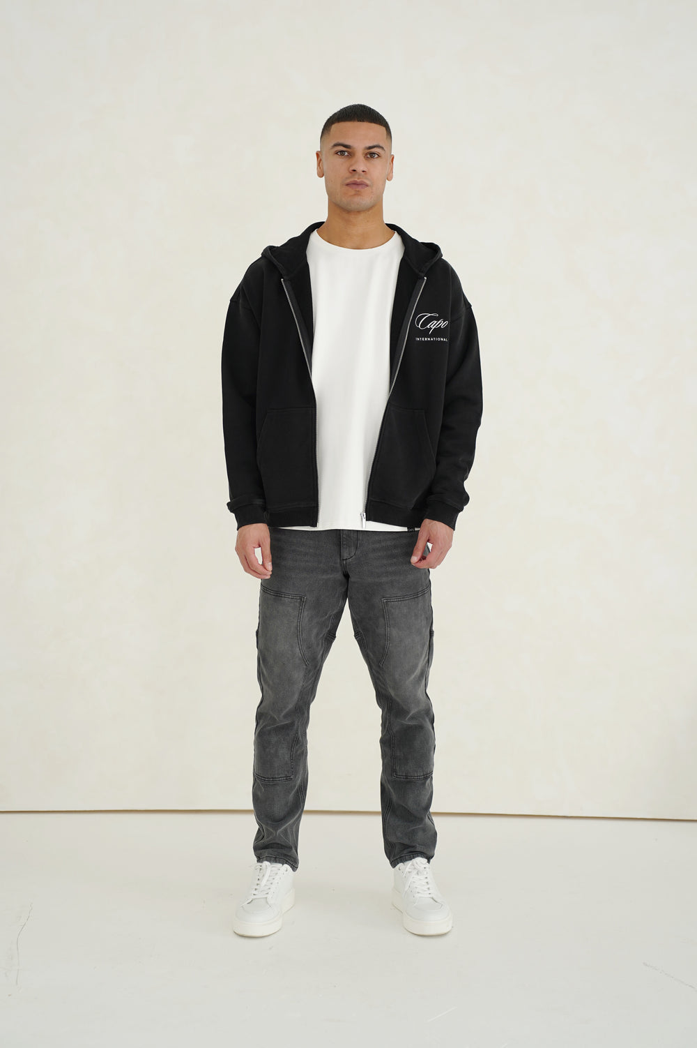 Capo International Full Zip Hoodie - Black