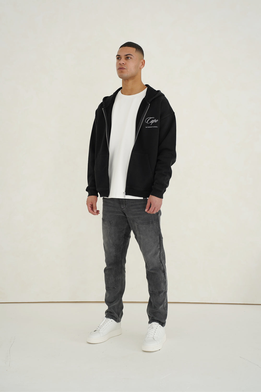 Capo International Full Zip Hoodie - Black
