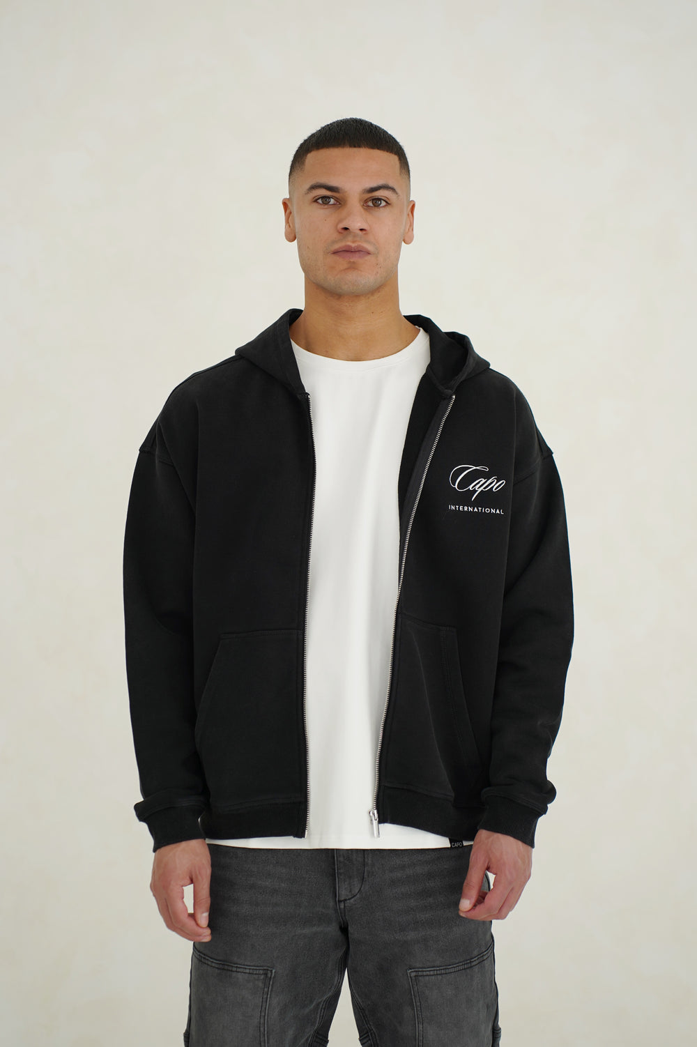 Capo International Full Zip Hoodie - Black