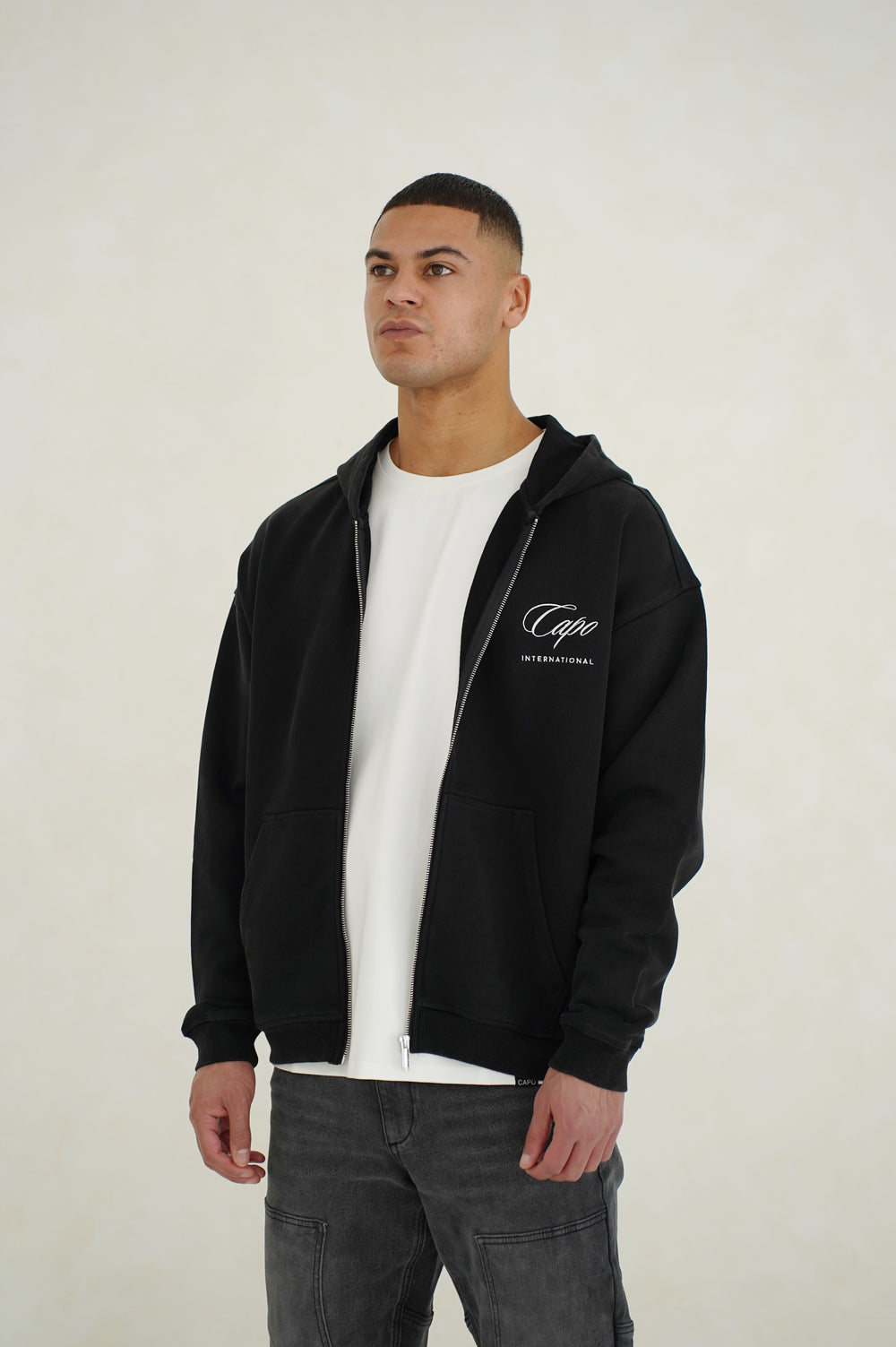 Capo International Full Zip Hoodie - Black