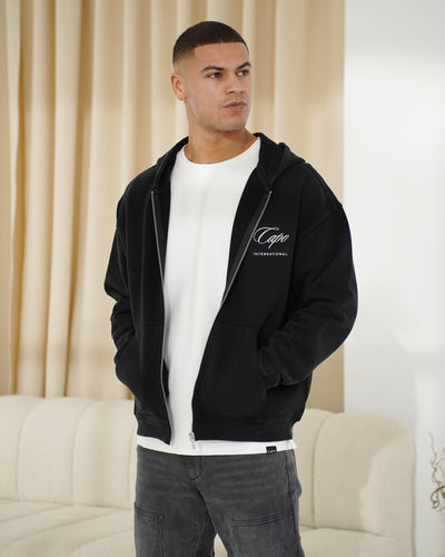 Capo International Full Zip Hoodie - Black