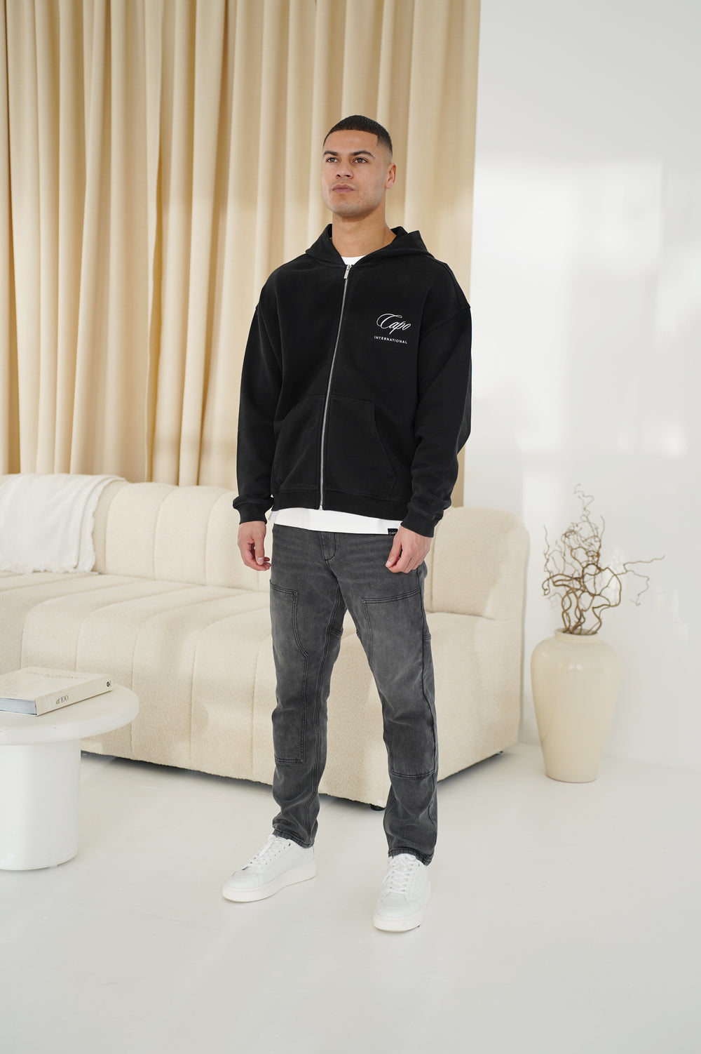 Capo International Full Zip Hoodie - Black