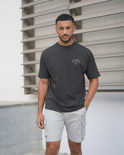 Capo Beach Club T-Shirt - Charcoal