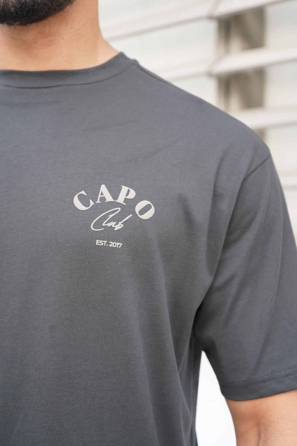 Capo Beach Club T-Shirt - Charcoal