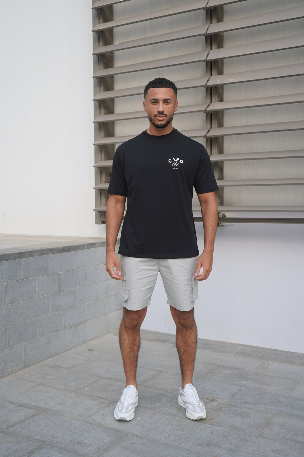 Capo Beach Club T-Shirt - Black/White