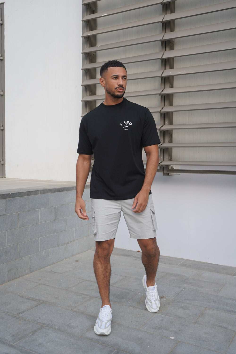 Capo Beach Club T-Shirt - Black/White