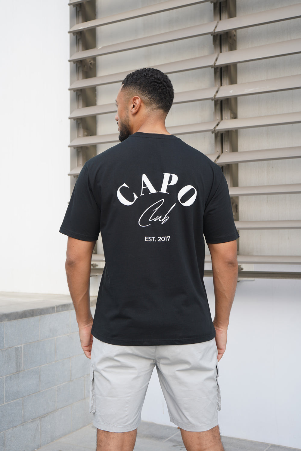 Capo Beach Club T-Shirt - Black/White