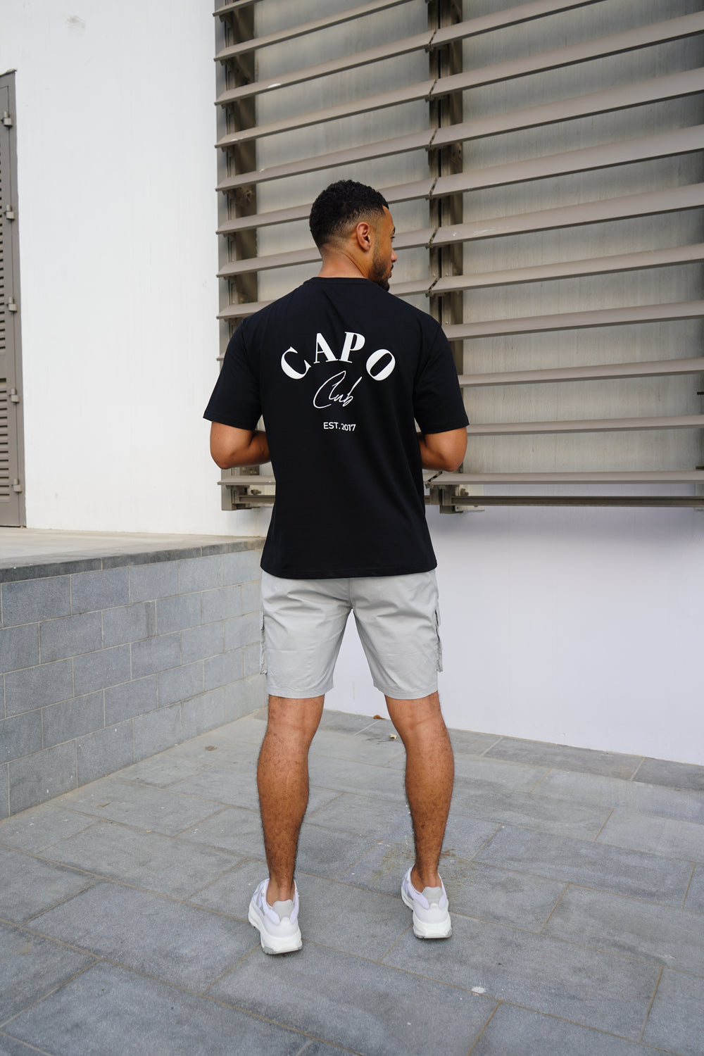 Capo Beach Club T-Shirt - Black/White