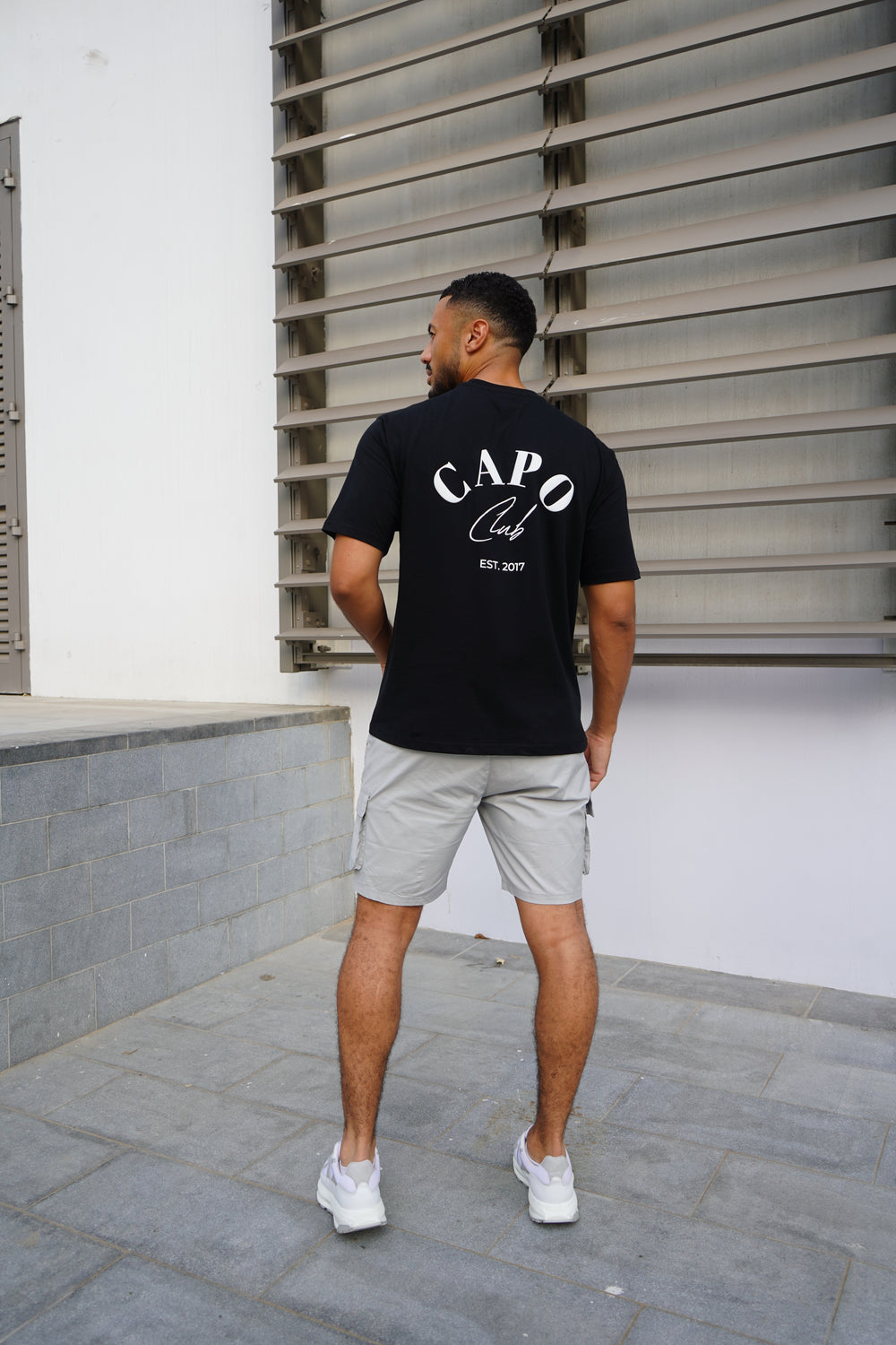 Capo Beach Club T-Shirt - Black/White