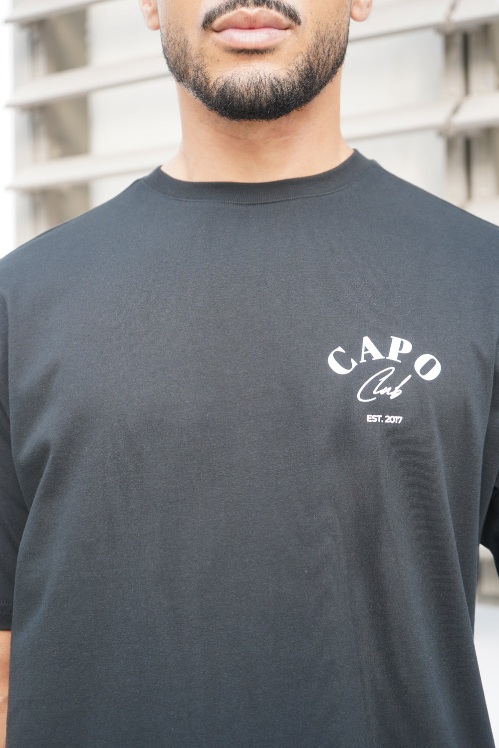 Capo Beach Club T-Shirt - Black/White