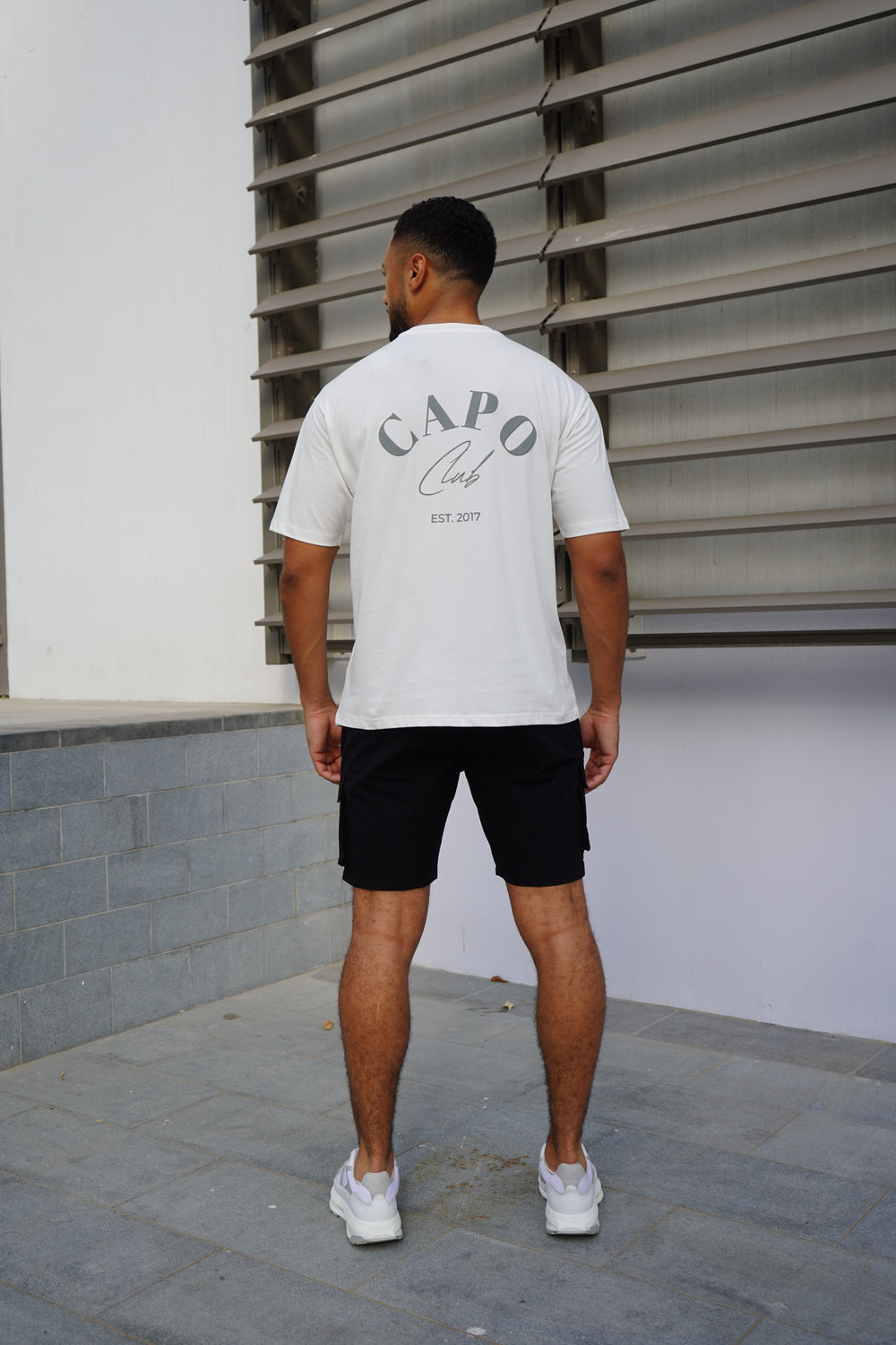 Capo Beach Club T-Shirt - White/Slate