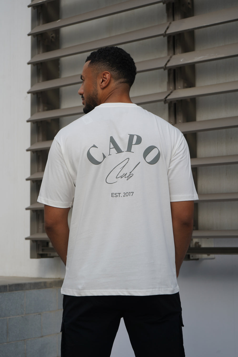 Capo Beach Club T-Shirt - White/Slate