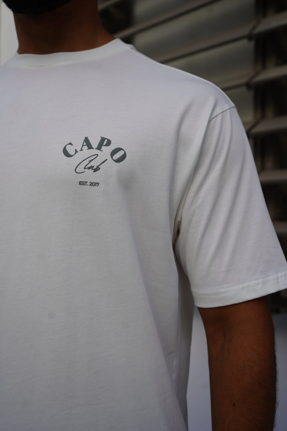 Capo Beach Club T-Shirt - White/Slate