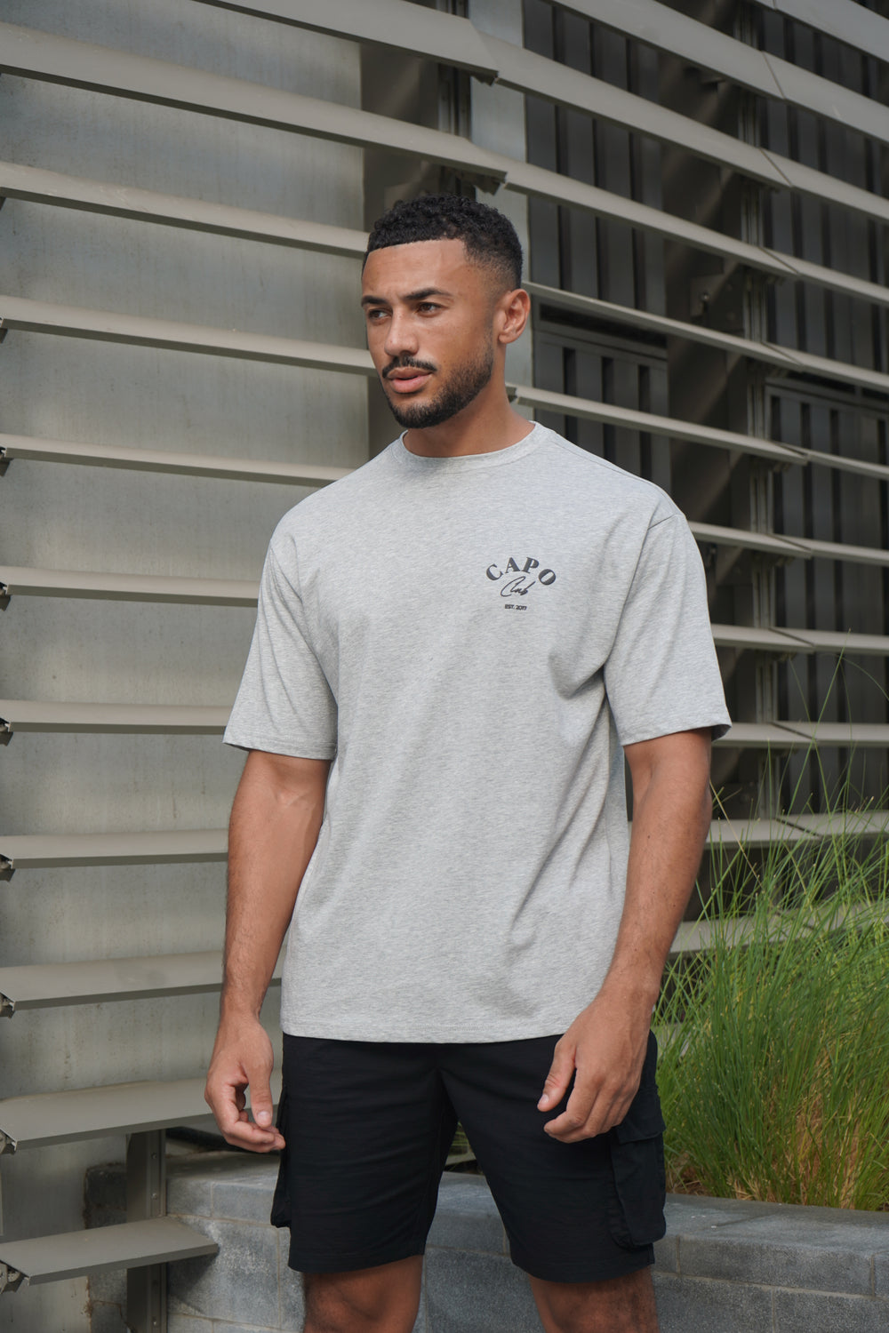 Capo Beach Club T-Shirt - Grey Marl