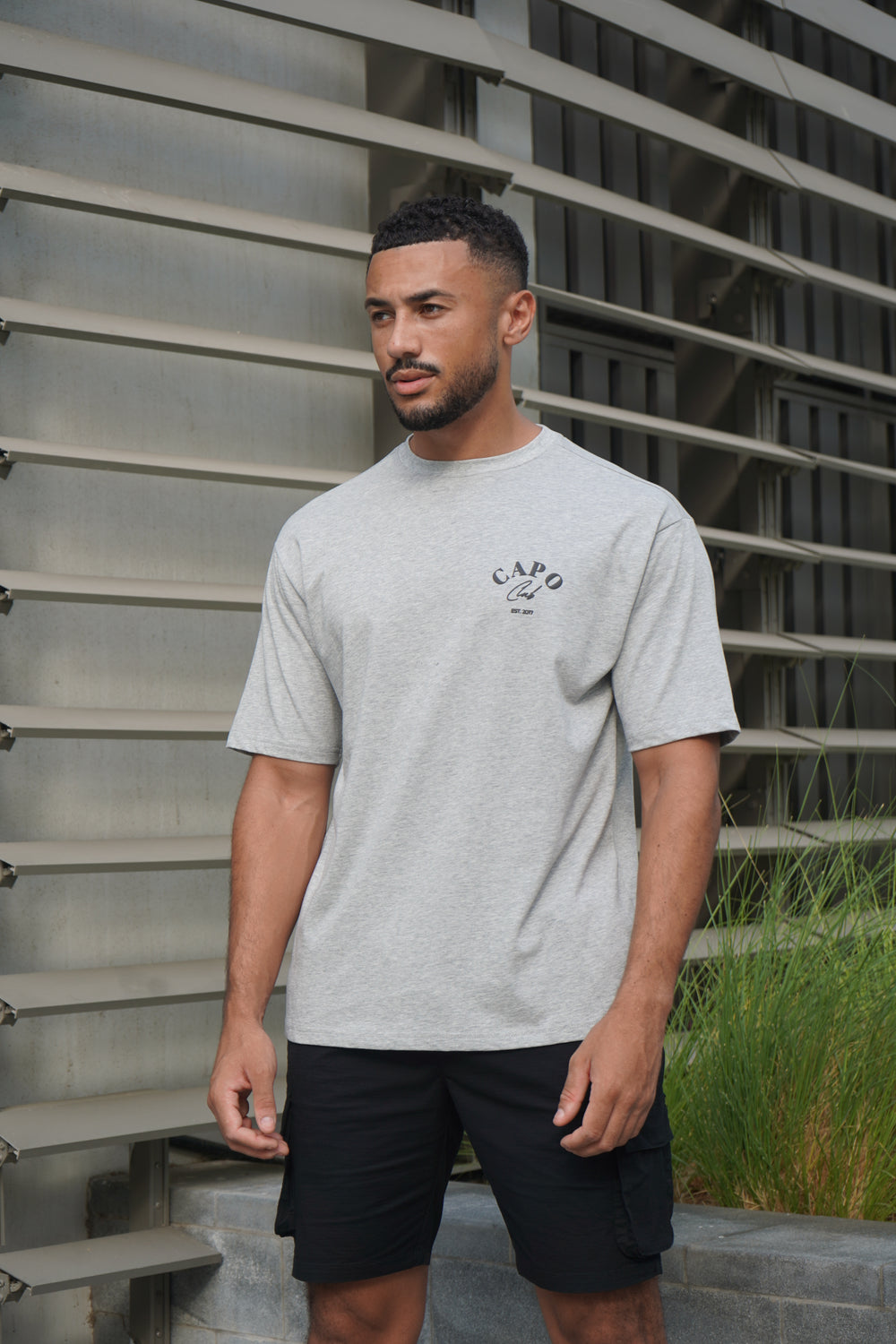 Capo Beach Club T-Shirt - Grey Marl