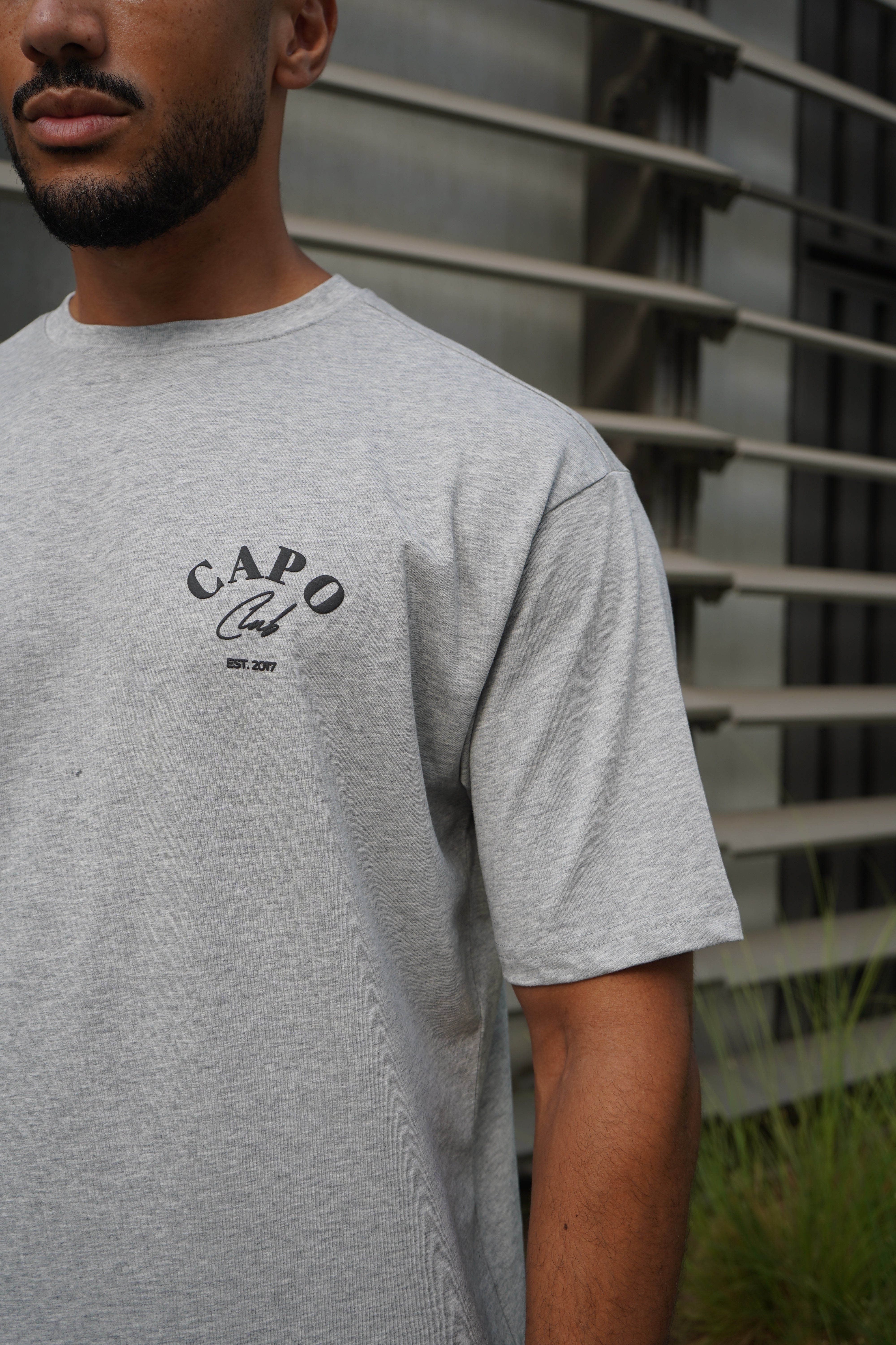 Capo Beach Club T-Shirt - Grey Marl
