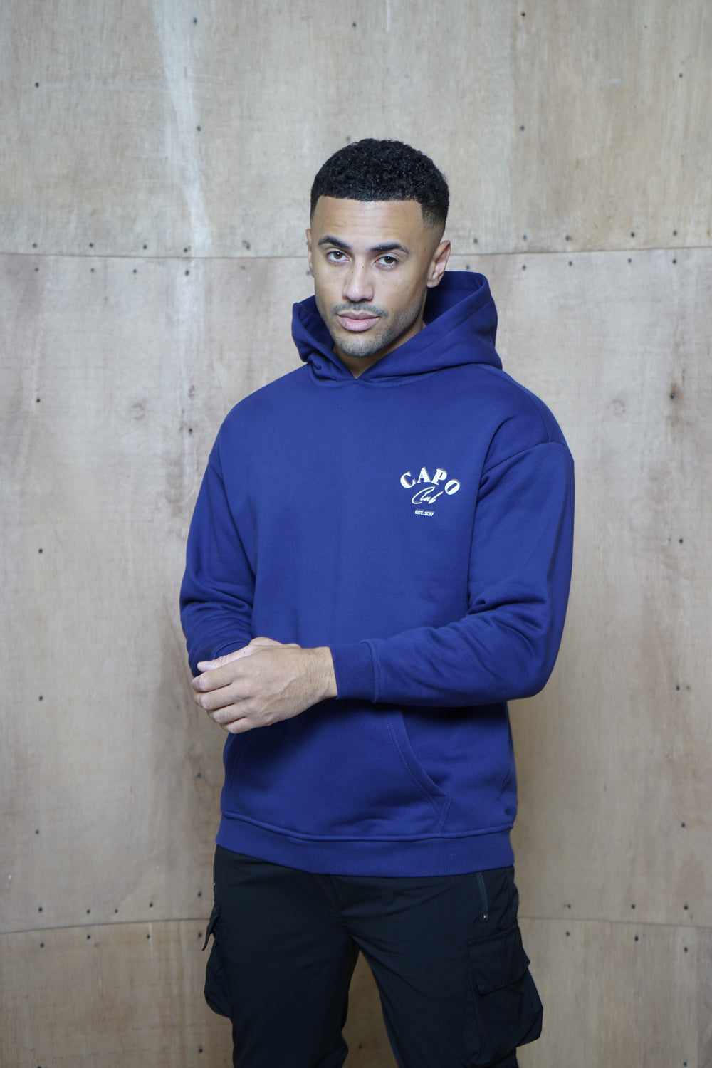 Capo Club Relaxed Hoodie - Navy