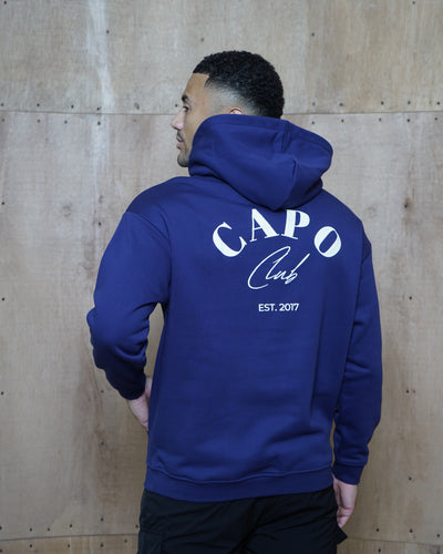 Capo Club Relaxed Hoodie - Navy