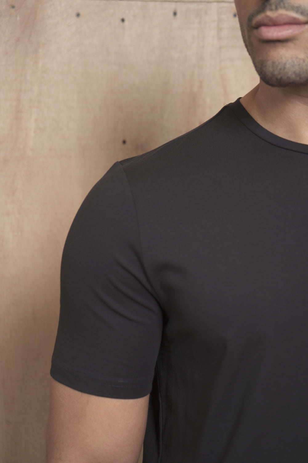 Capo Crew Neck Every Day Cotton T-Shirt - Black