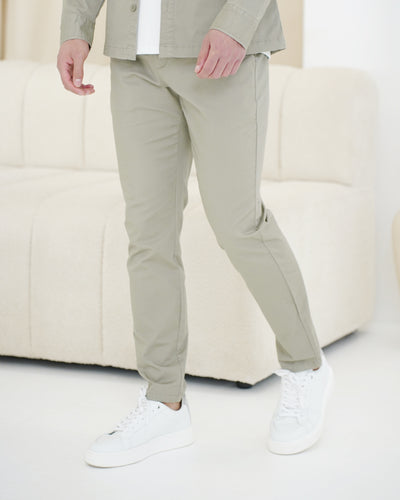 Capo Chino Side Adjuster Pant - Olive