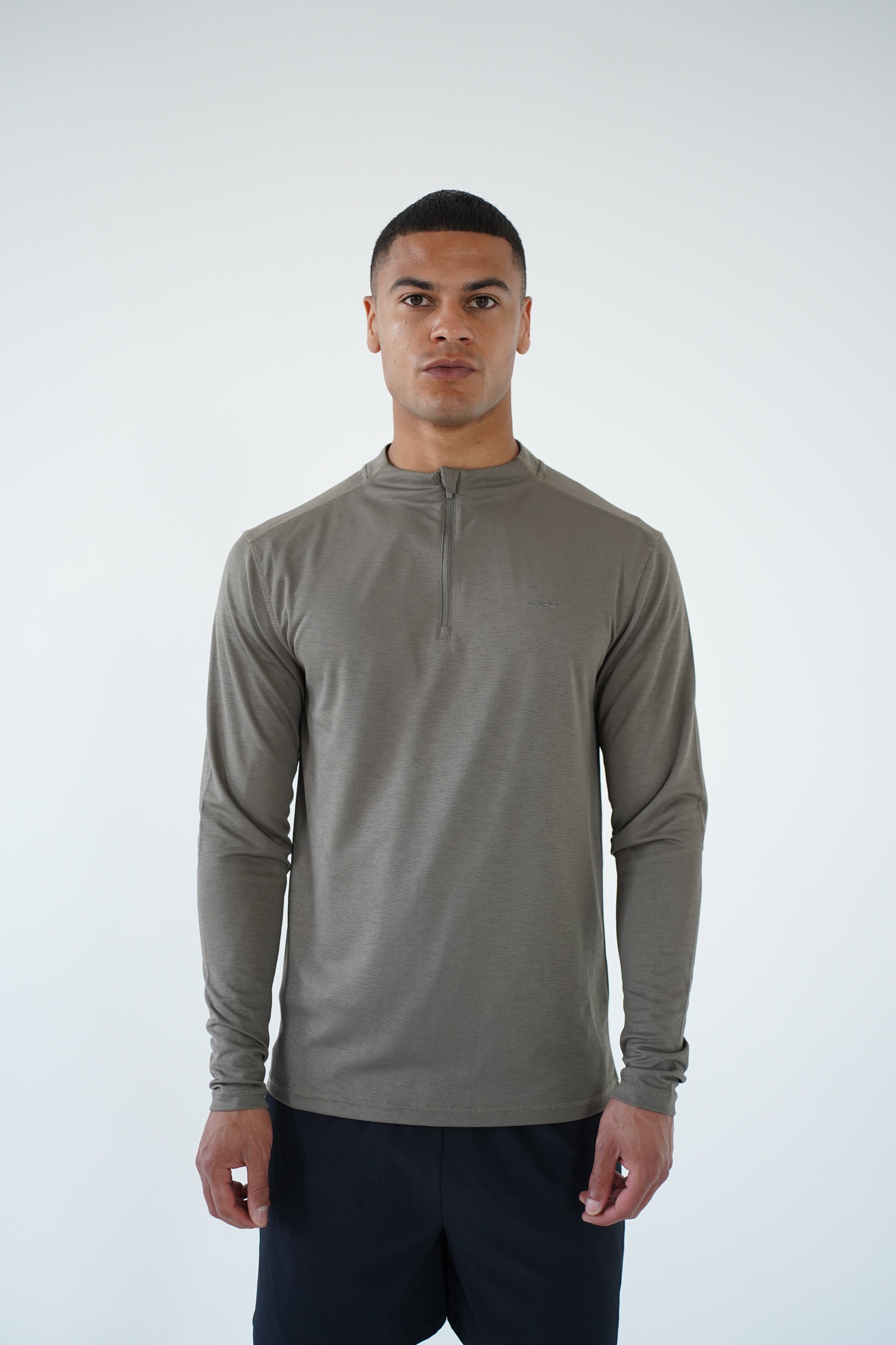 Capo Active Core 1/4 Zip Top - Olive