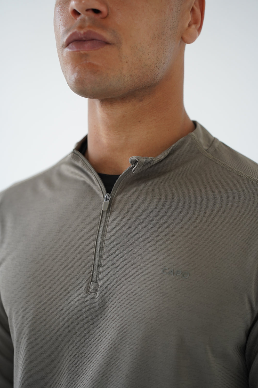 Capo Active Core 1/4 Zip Top - Olive