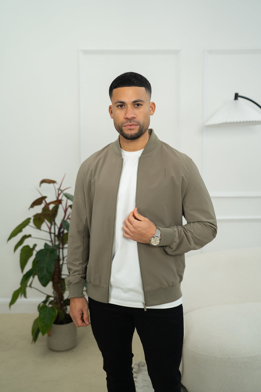 Capo Bomber Jacket - Light Olive