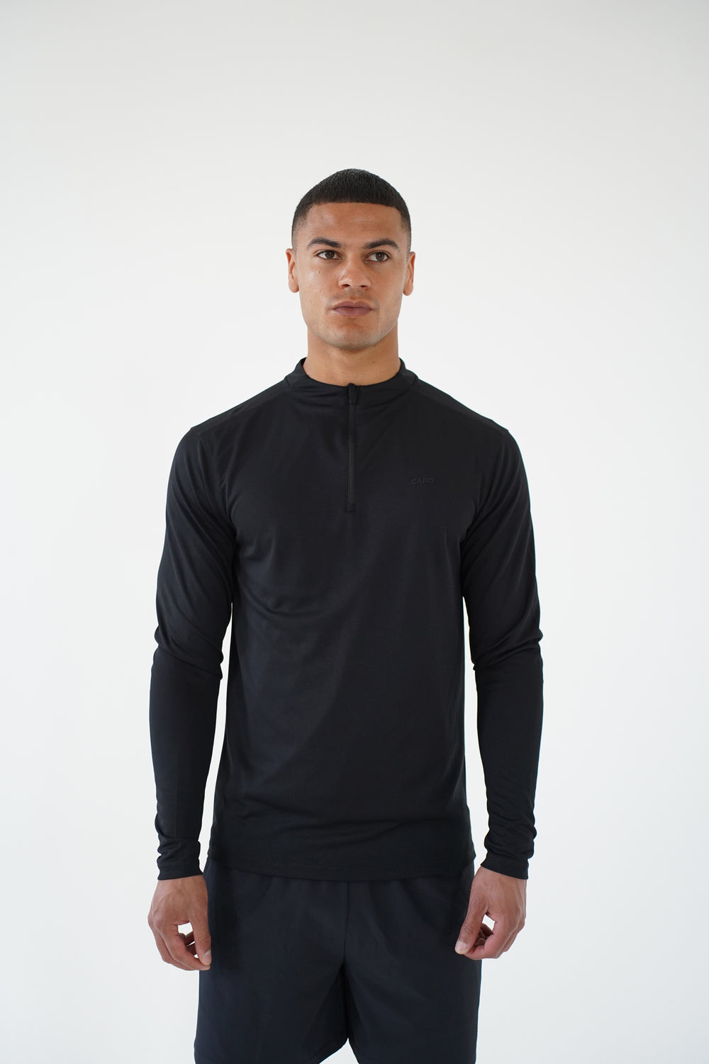 Capo Active Core 1/4 Zip Top - Black