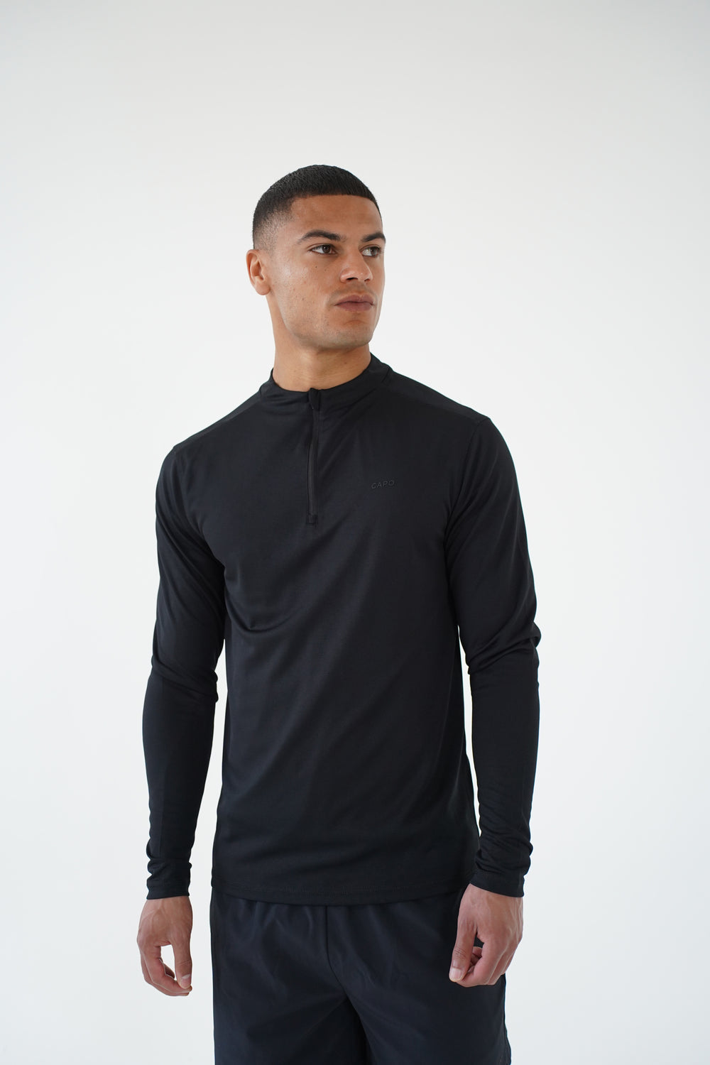 Capo Active Core 1/4 Zip Top - Black