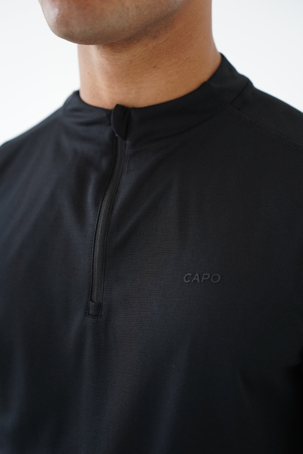 Capo Active Core 1/4 Zip Top - Black