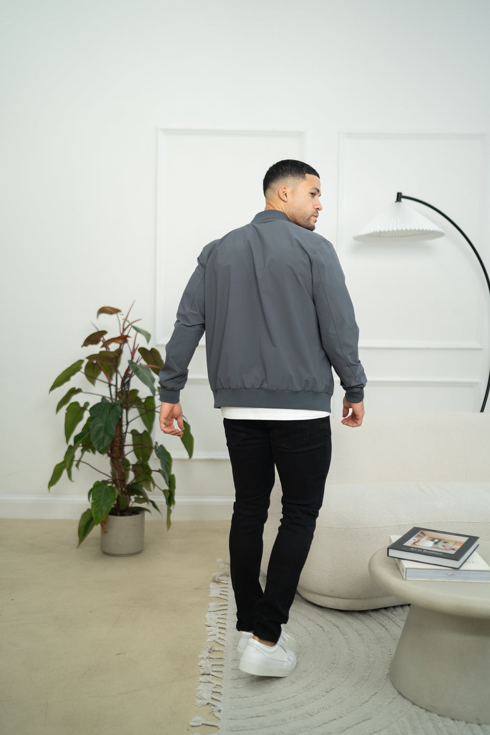 Capo Bomber Jacket - Charcoal