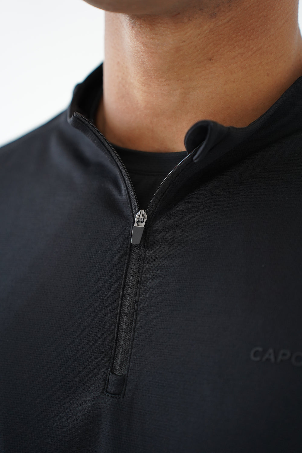 Capo Active Core 1/4 Zip Top - Black