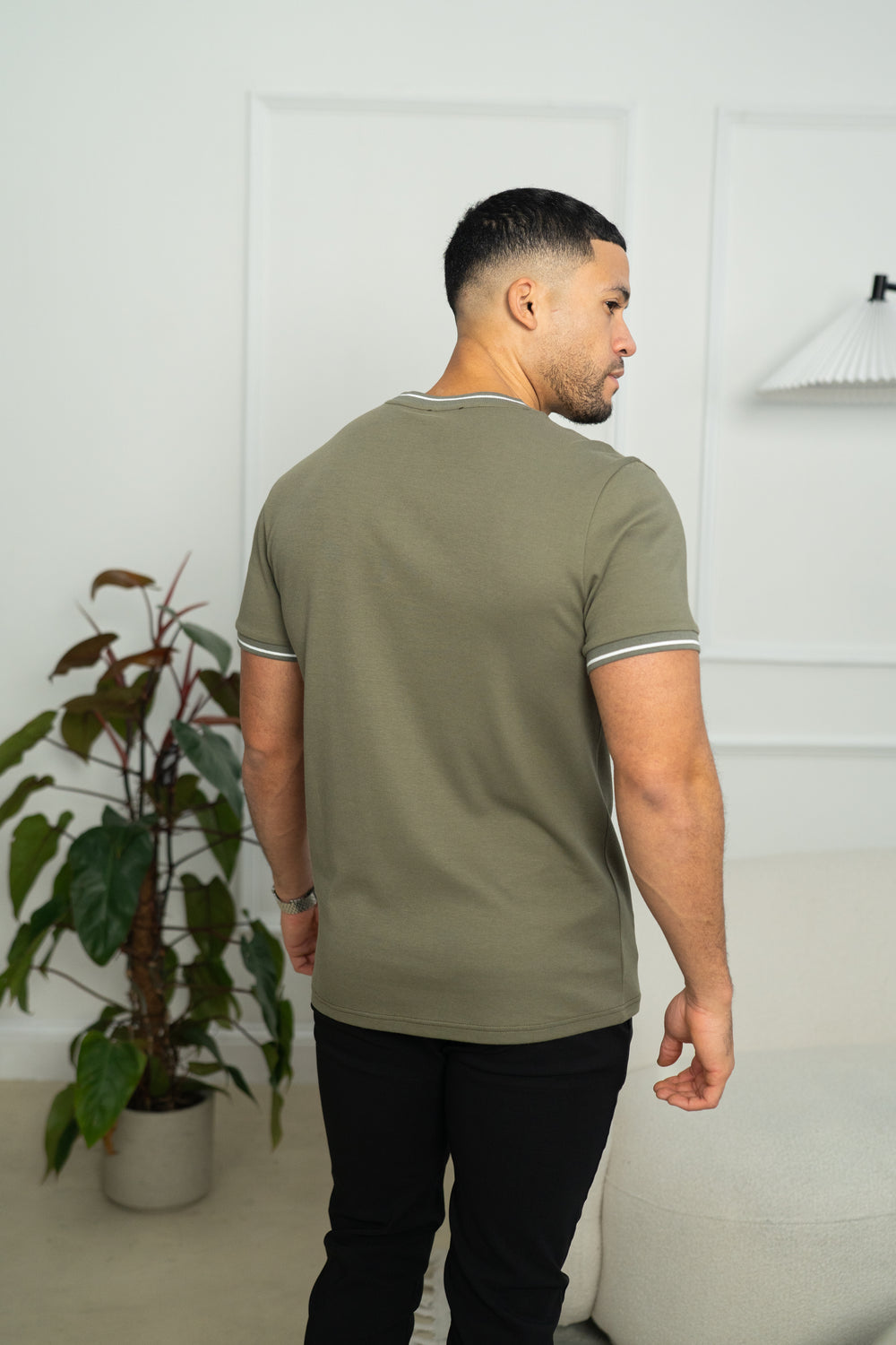 Capo Tipping T-Shirt - Olive