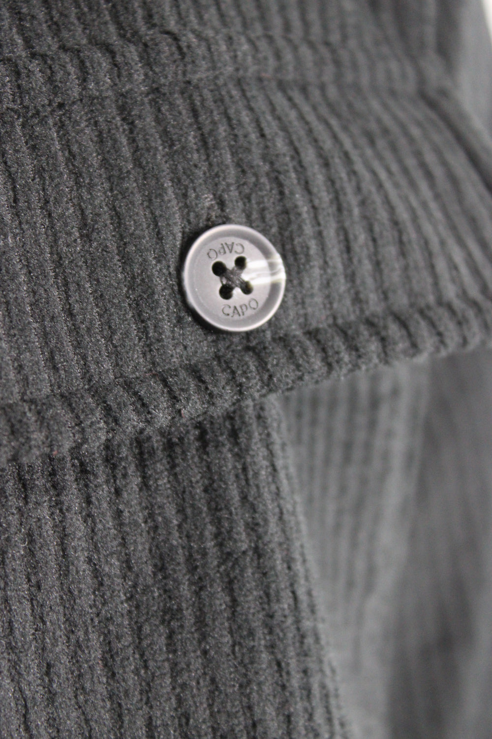 Capo Corduroy Overshirt - Black