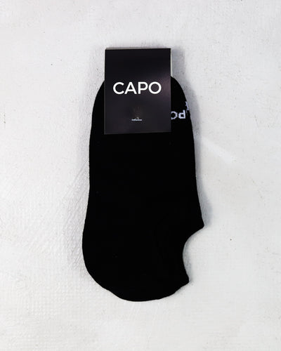 Capo Essential 3 Pack Invisible Socks - Black