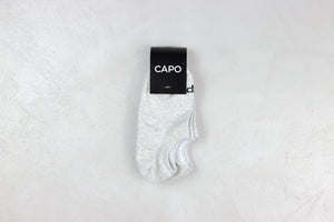 Capo Essential 3 Pack Invisible Socks - Grey