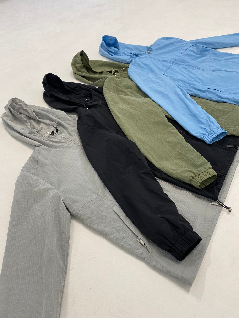 Capo Crinkle Lightweight Jacket - Sky Blue