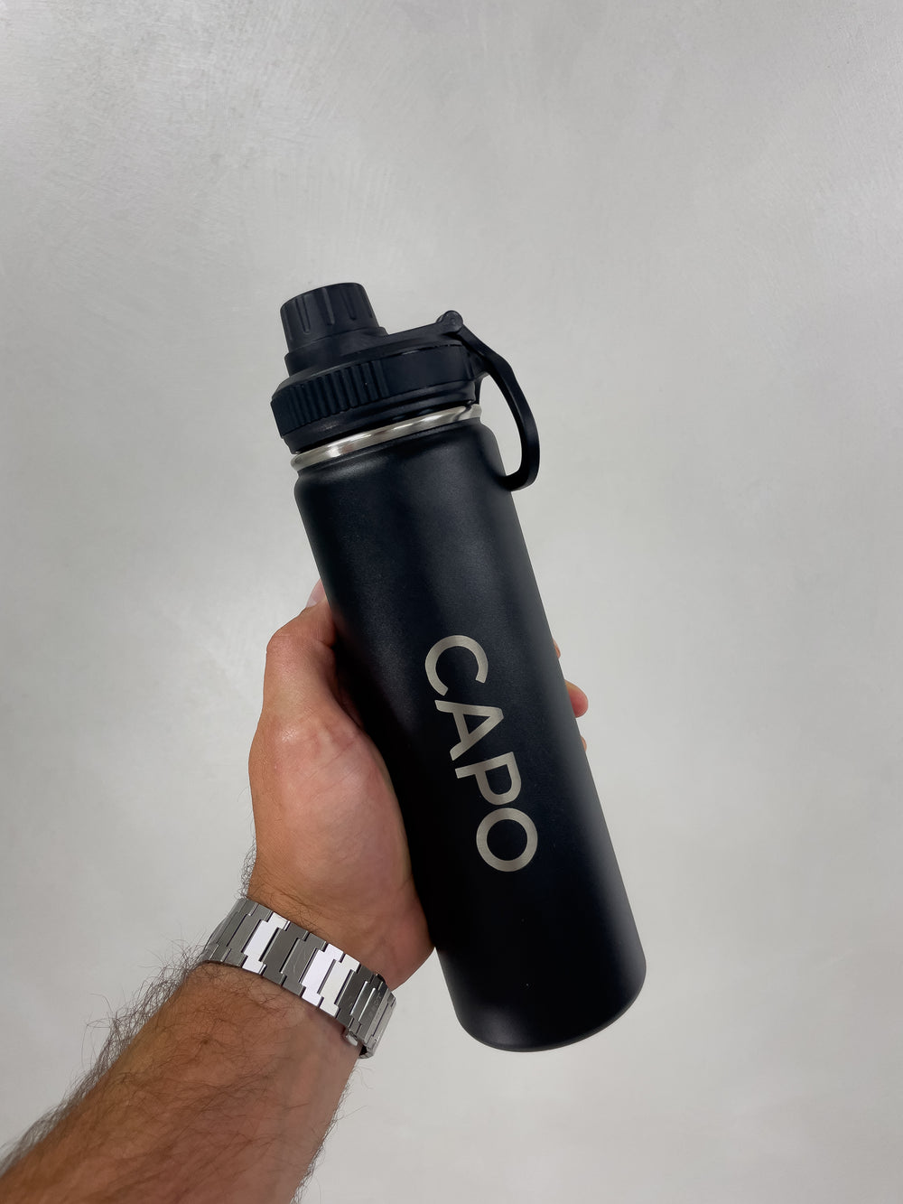 Capo Insulated Sport Bottle - Black