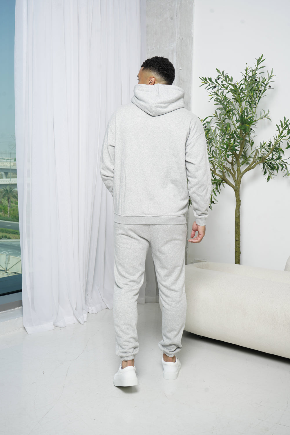 Capo Tracksuit Overhead Hoodie - Grey Marl