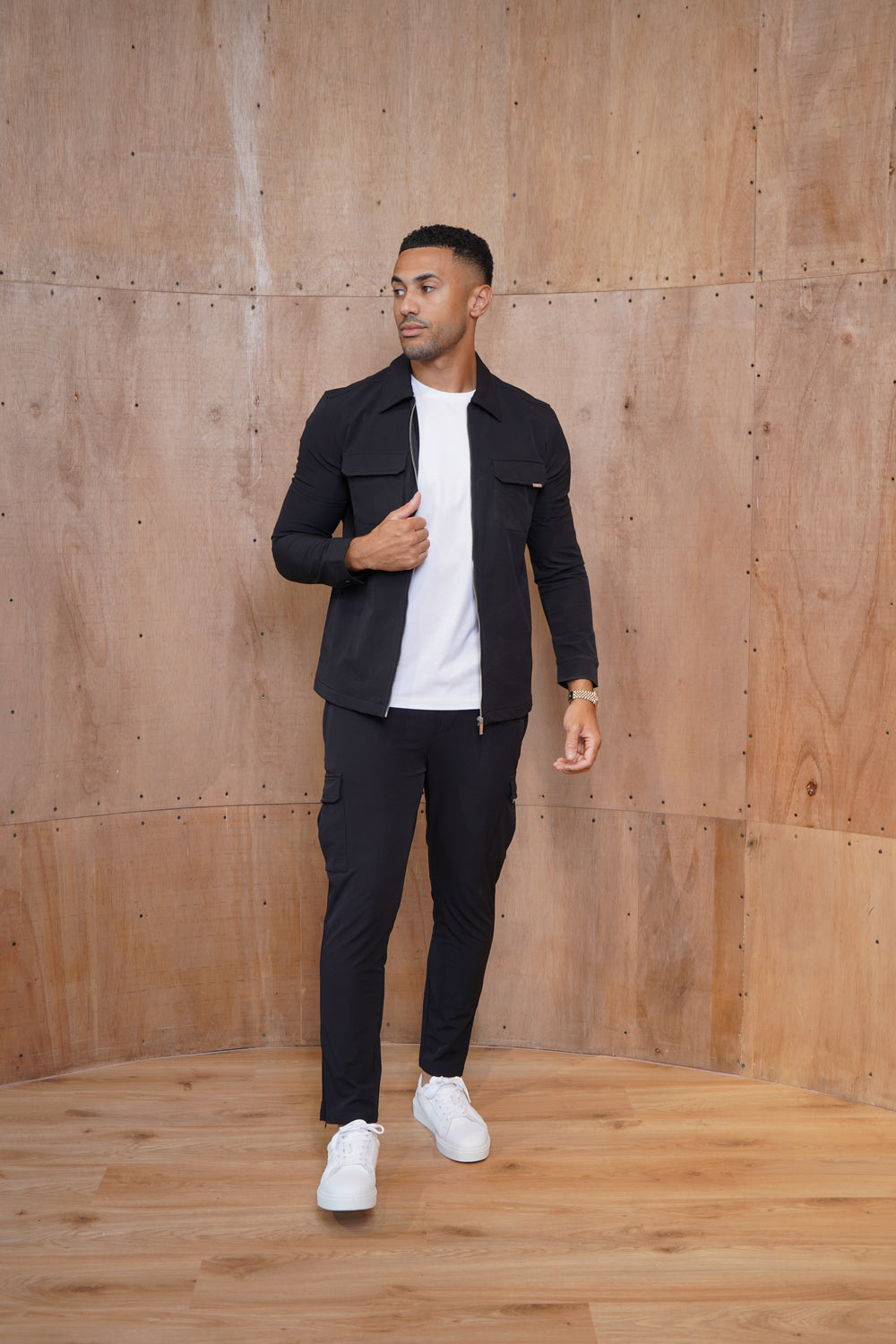 Capo Utility-Überhemd - Schwarz