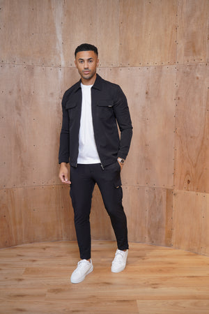 Capo Utility Regular Cargohose - Schwarz