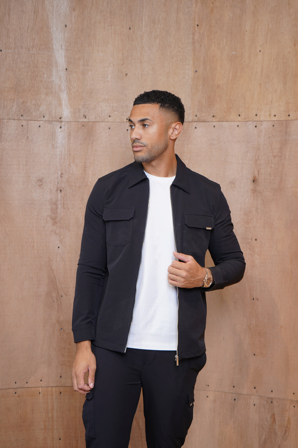 Capo Utility-Überhemd - Schwarz