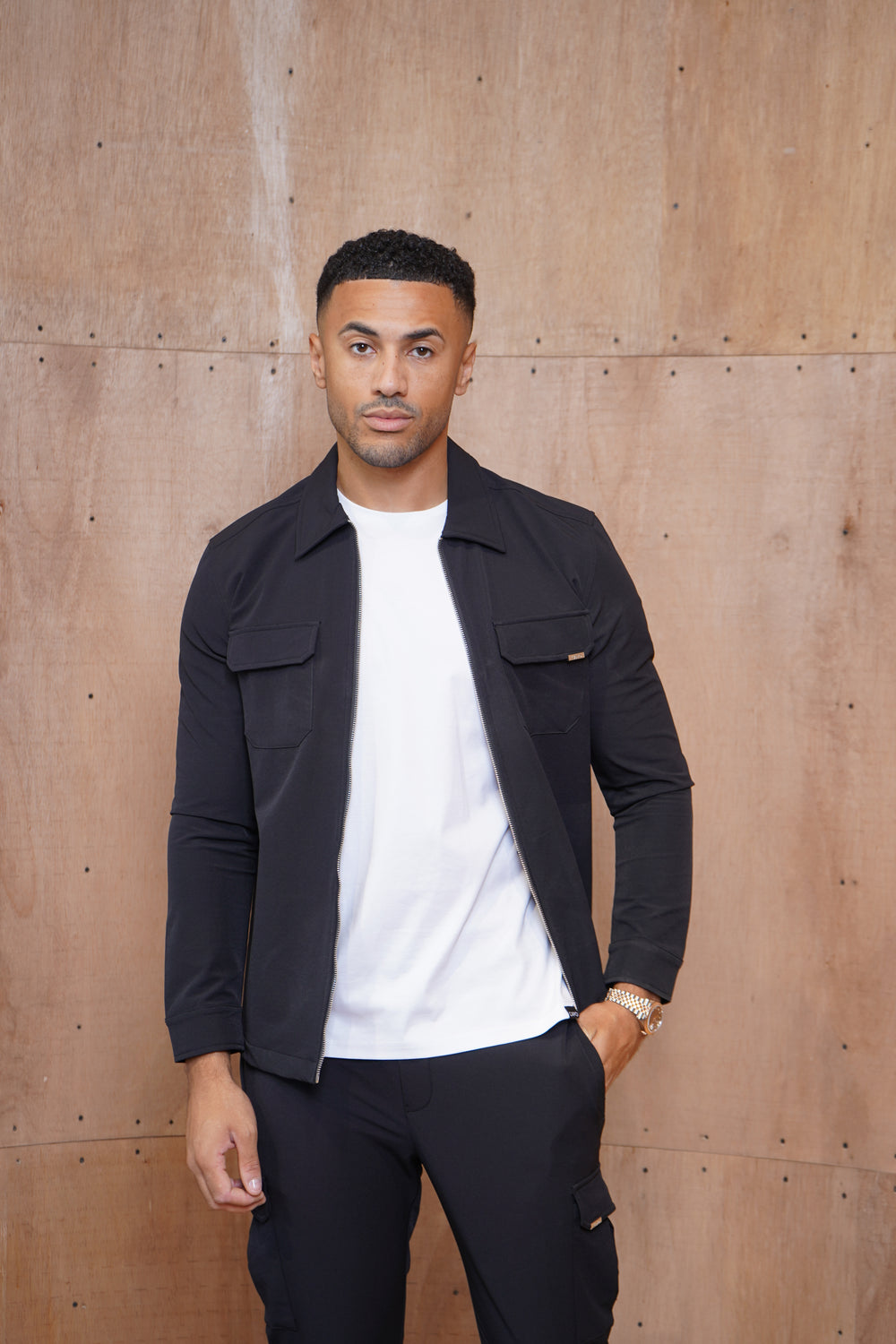 Capo Utility-Überhemd - Schwarz